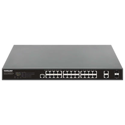 Switch PoE++ de 26 puertos L2+ totalmente gestionado con 24 puertos Gigabit Ethernet y 2 puertos combo Base-T/SFP Image 3