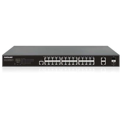 Switch PoE++ de 26 puertos L2+ totalmente gestionado con 24 puertos Gigabit Ethernet y 2 puertos combo Base-T/SFP Image 5