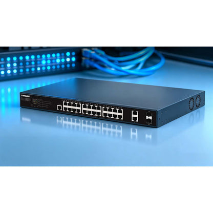 Switch PoE++ de 26 puertos L2+ totalmente gestionado con 24 puertos Gigabit Ethernet y 2 puertos combo Base-T/SFP Image 8