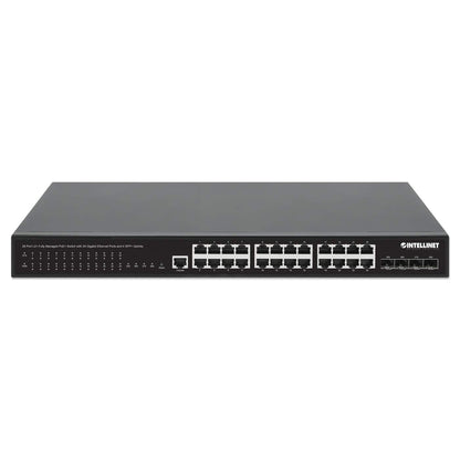 Switch PoE+ Administrable L2+ con 24 puertos Gigabit y 4 puertos SFP+ Image 4