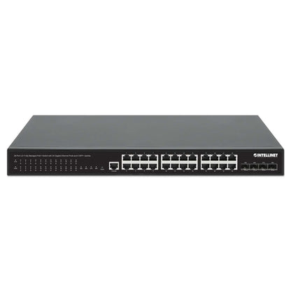 Switch PoE+ Administrable L2+ con 24 puertos Gigabit y 4 puertos SFP+ Image 4