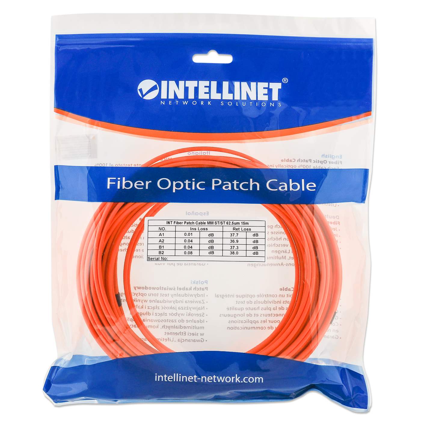 Jumper de Fibra Óptica, Dúplex, Multimodo Packaging Image 2