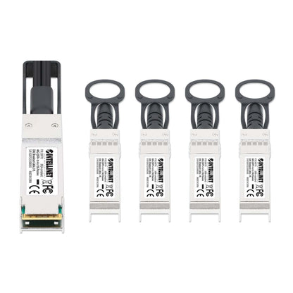 Cable de conexión DAC pasivo de 40G QSFP+ a 4 x 10G SFP+, 1m (3 ft) Image 3
