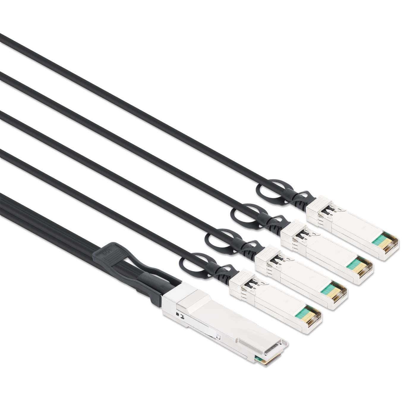 Cable de conexión DAC pasivo de 40G QSFP+ a 4 x 10G SFP+, 2 m (7 ft) Image 2