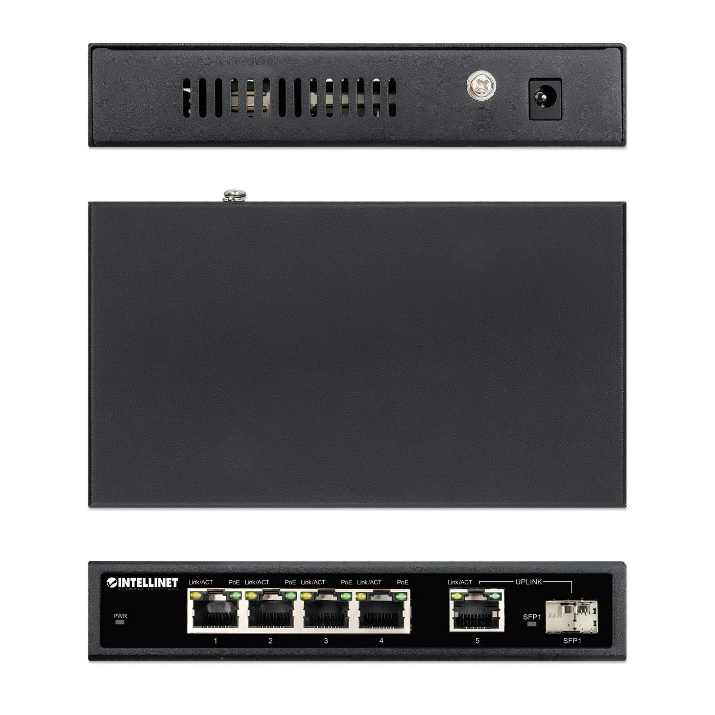 Switch PoE+ con 5 puertos Gigabit y 1 puerto SFP Image 7