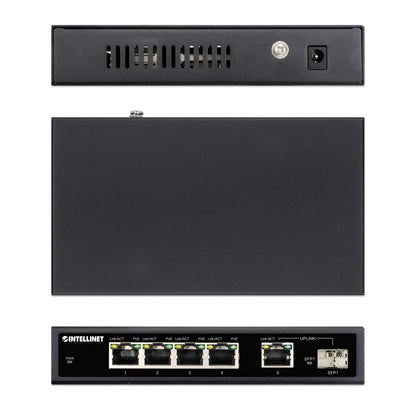 Switch PoE+ con 5 puertos Gigabit y 1 puerto SFP Image 7