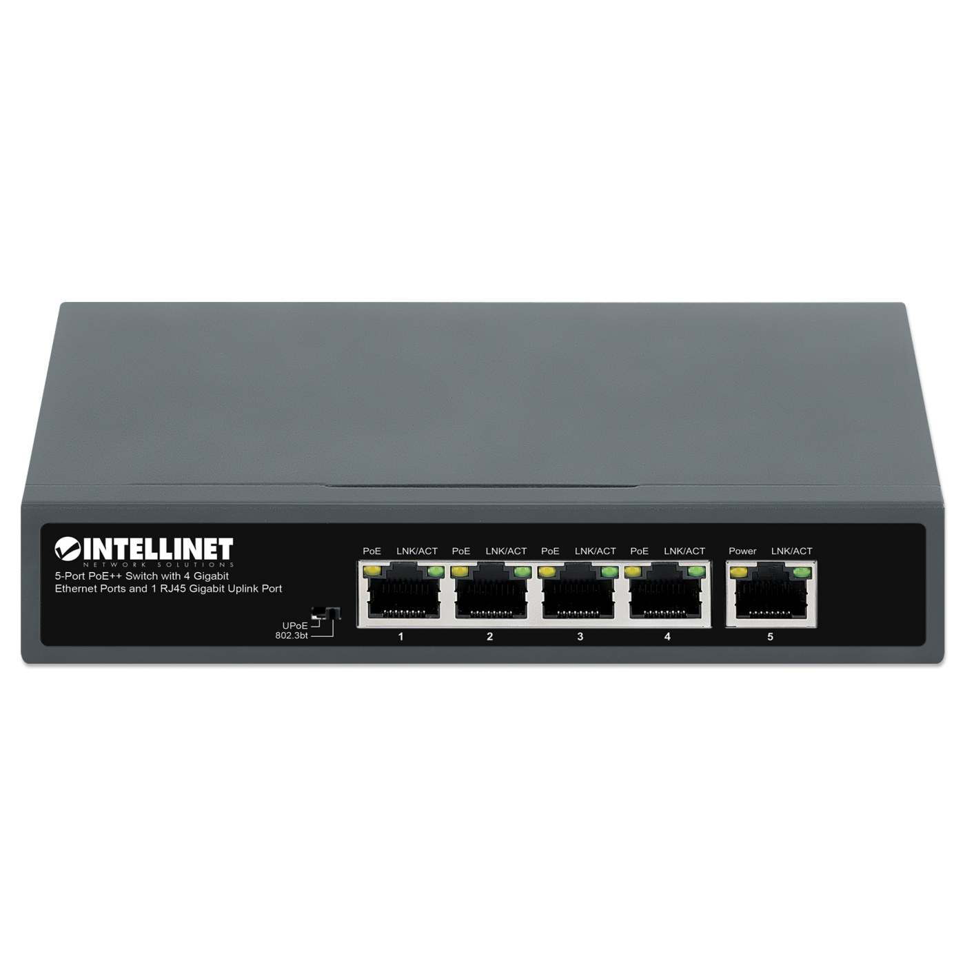 Switch PoE++ de 4 puertos Gigabit y 1 puerto ascendente RJ45 Image 4
