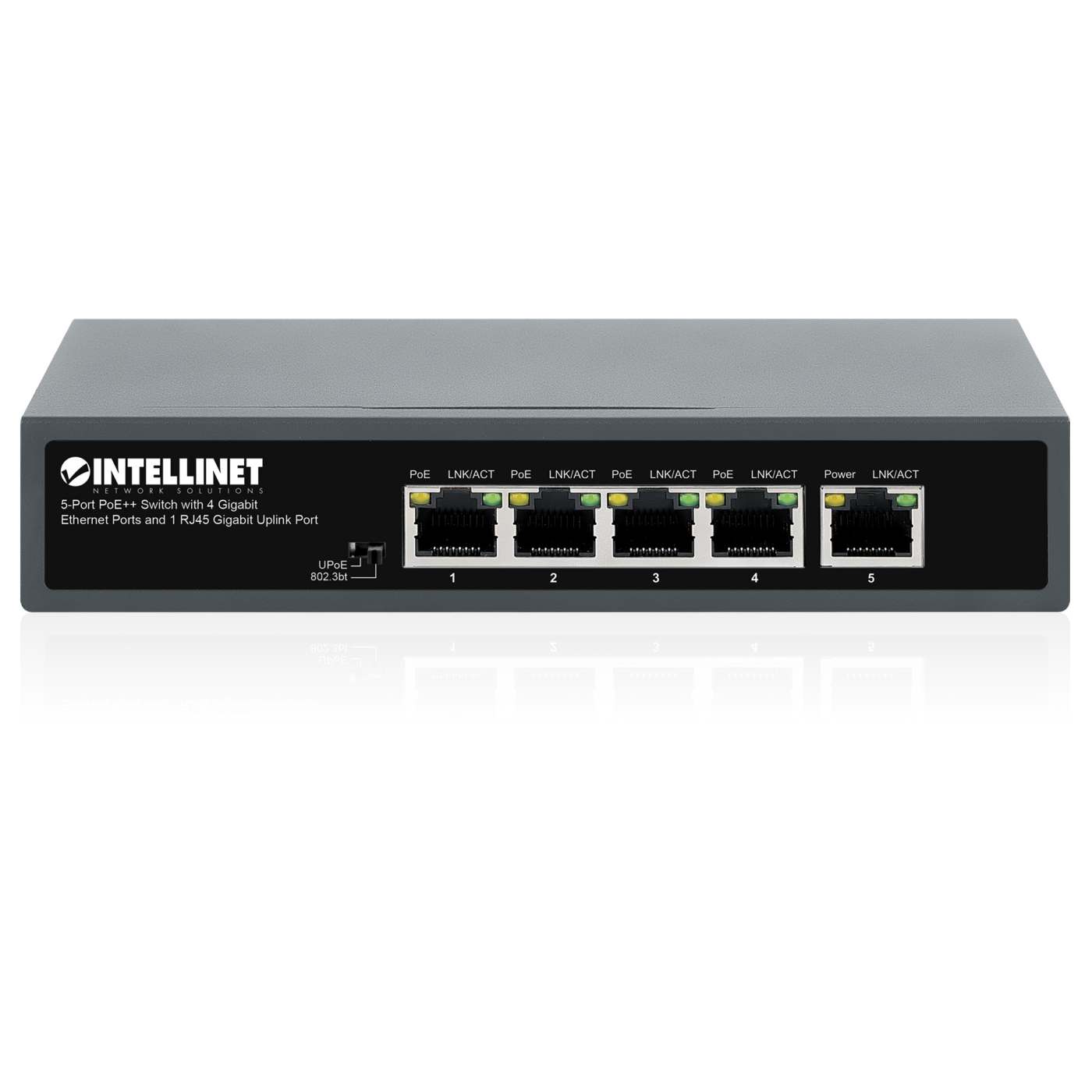 Switch PoE++ de 4 puertos Gigabit y 1 puerto ascendente RJ45 Image 6