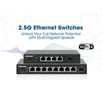 Switch de 5 puertos con 4 puertos de 2.5 GE y 1 enlace ascendente SFP+ Image 10