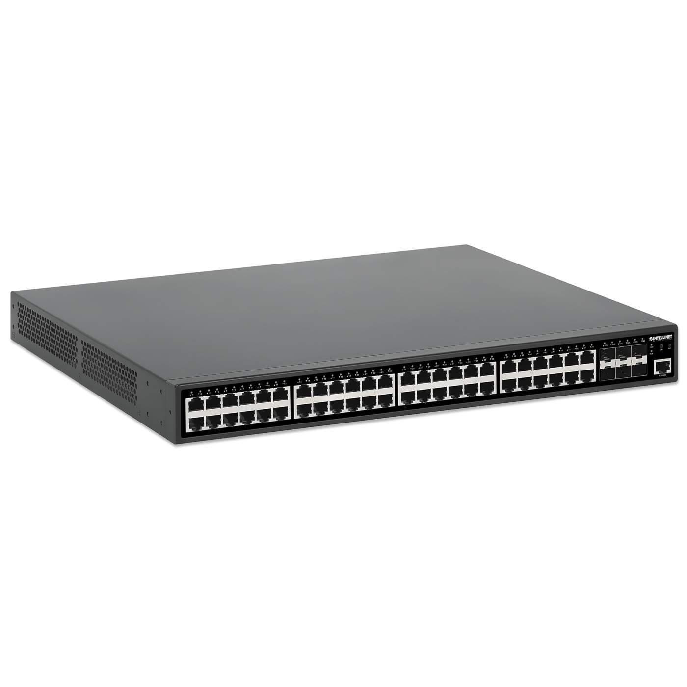 Switch administrado de capa 2+ PoE+ Gigabit Ethernet de 48 puertos con seis enlaces ascendentes SFP+ de 10 G Image 3