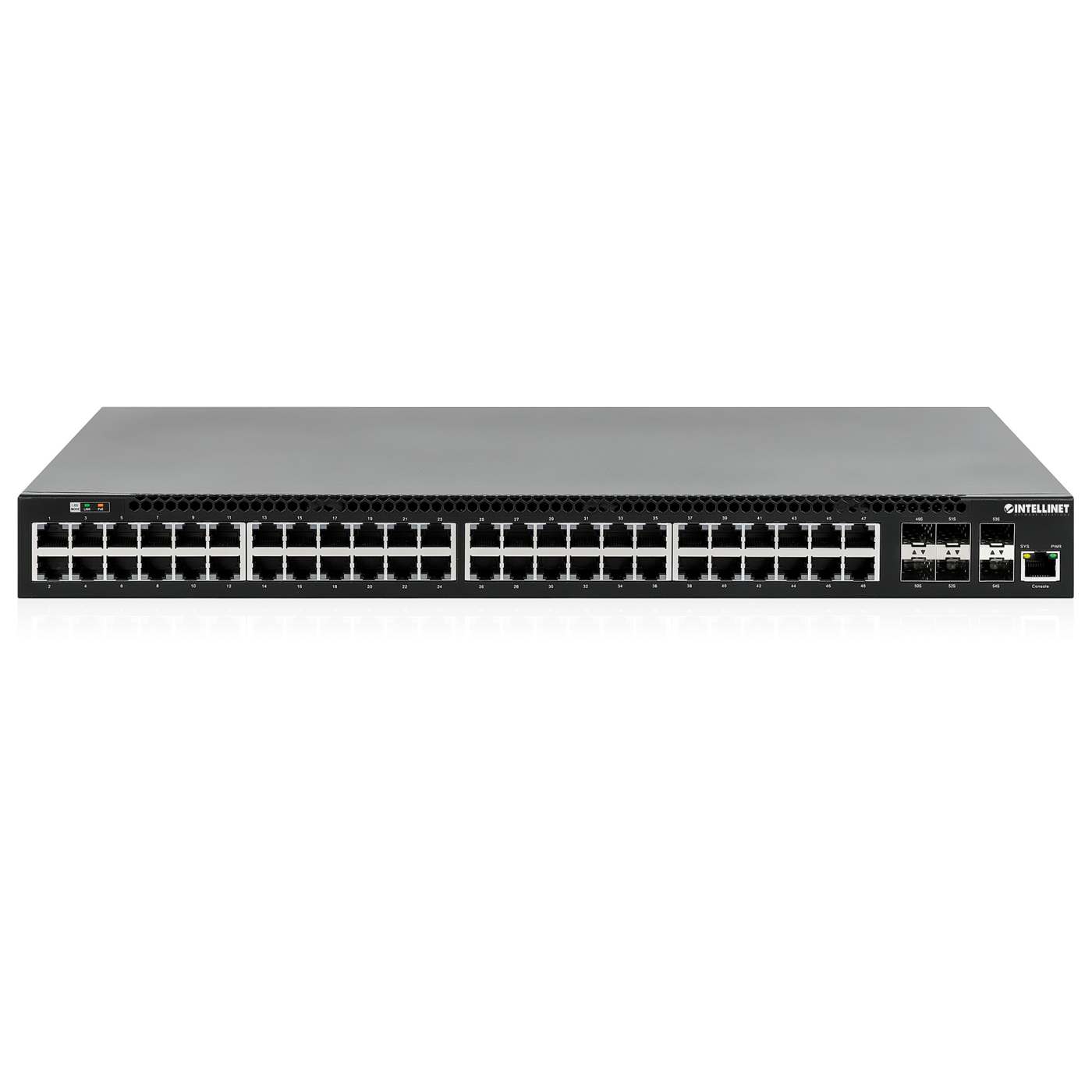 Switch PoE+ Capa 3 (L3) con 48 puertos Gigabit y 6 puertos uplink SFP+ Image 6