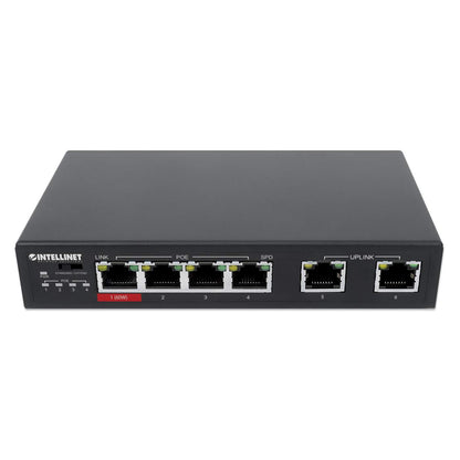 Switch con 6 puertos Fast Ethernet, (3 PoE+, 1 PoE de Alta Potencia y 2 de enlace) Image 4