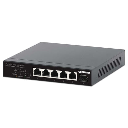 Switch PoE++ con 5 puertos Ethernet 2.5G y 1 enlace ascendente SFP+ Image 1