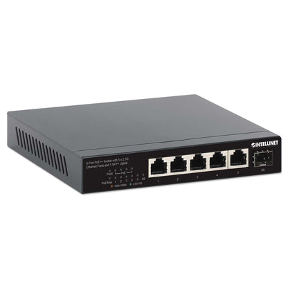 Switch PoE++ de 6 puertos con 5 puertos Ethernet de 2,5 G y 1 enlace Uplink SFP+ de 120 W Image 2