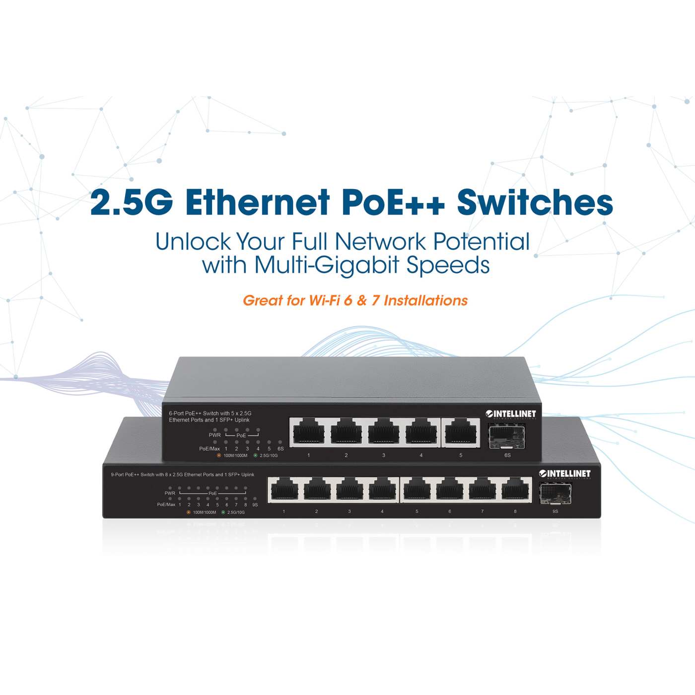 Switch PoE++ de 6 puertos con 5 puertos Ethernet de 2,5 G y 1 enlace Uplink SFP+ de 120 W Image 9