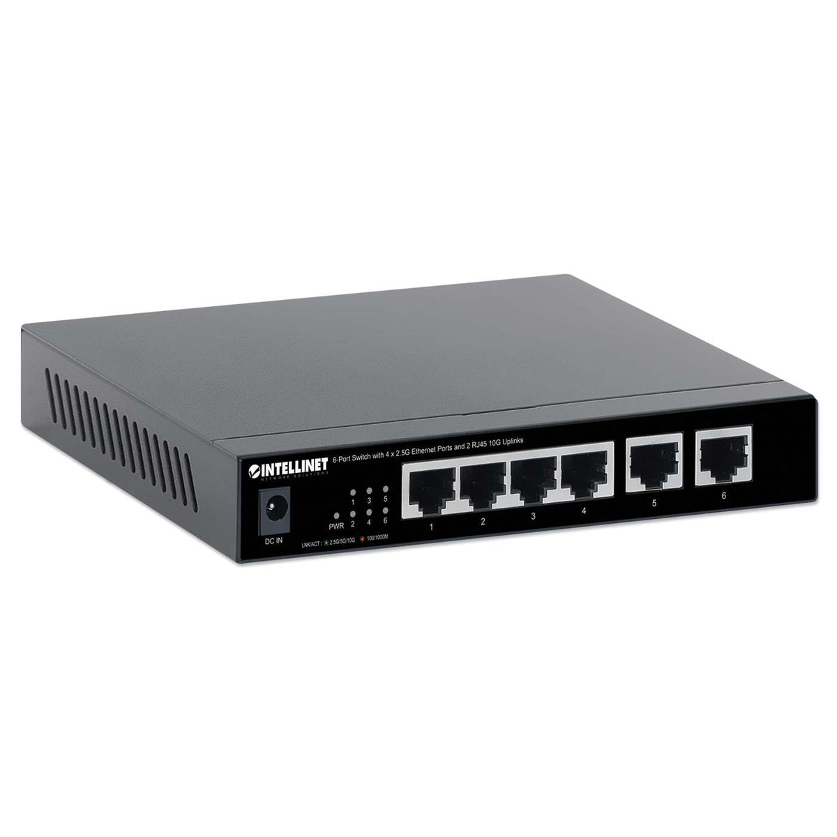 Switch de 6 puertos con 4 puertos Ethernet de 2.5 G y 2 enlaces ascendentes RJ45 de 10 G Image 2