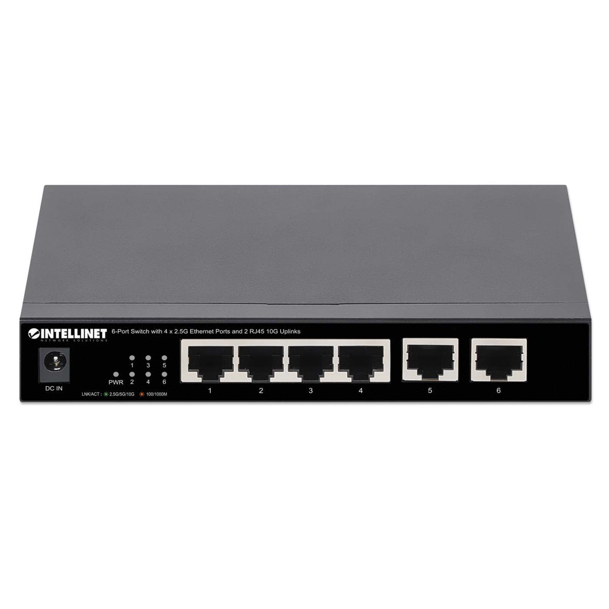 Switch de 6 puertos con 4 puertos Ethernet de 2.5 G y 2 enlaces ascendentes RJ45 de 10 G Image 3