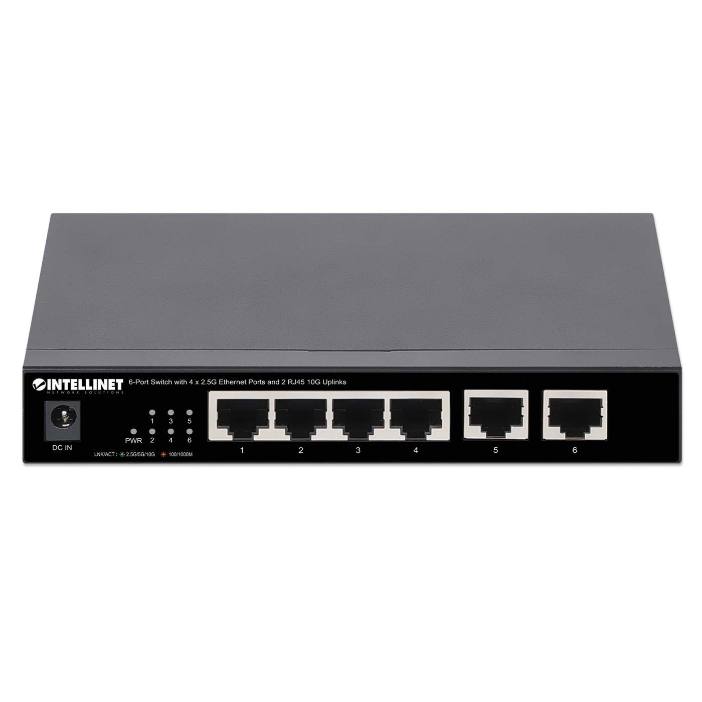 Switch de 6 puertos con 4 puertos Ethernet de 2.5 G y 2 enlaces ascendentes RJ45 de 10 G Image 3