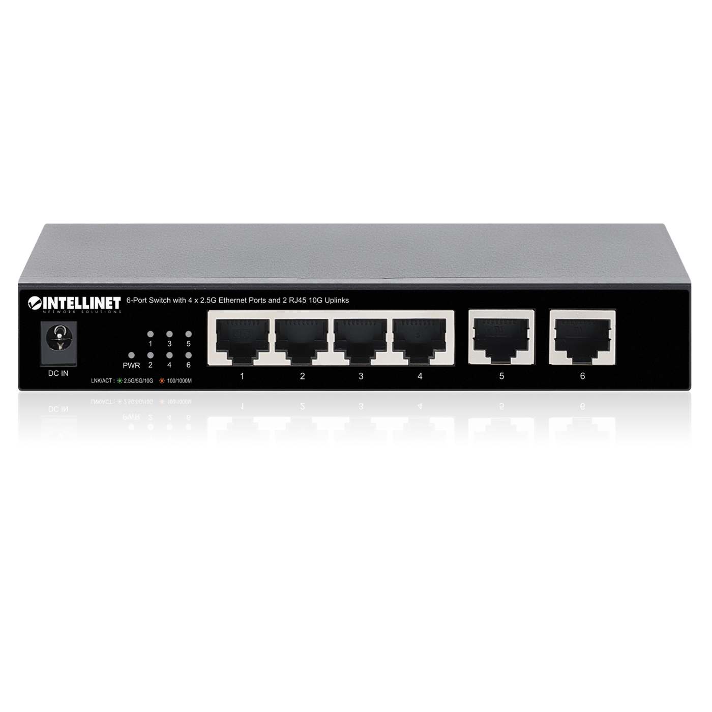 Switch de 6 puertos con 4 puertos Ethernet de 2.5 G y 2 enlaces ascendentes RJ45 de 10 G Image 5