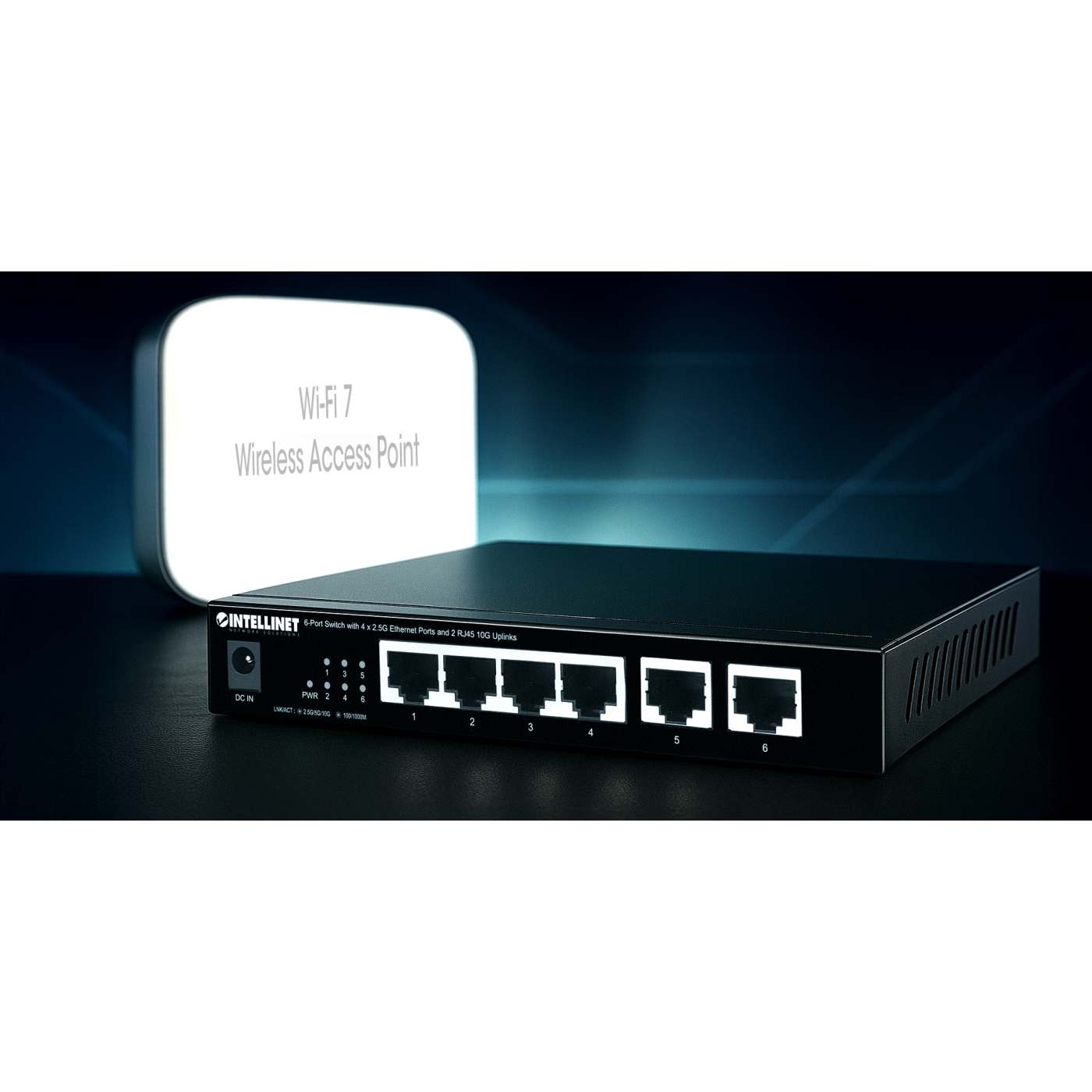 Switch de 6 puertos con 4 puertos Ethernet de 2.5 G y 2 enlaces ascendentes RJ45 de 10 G Image 8