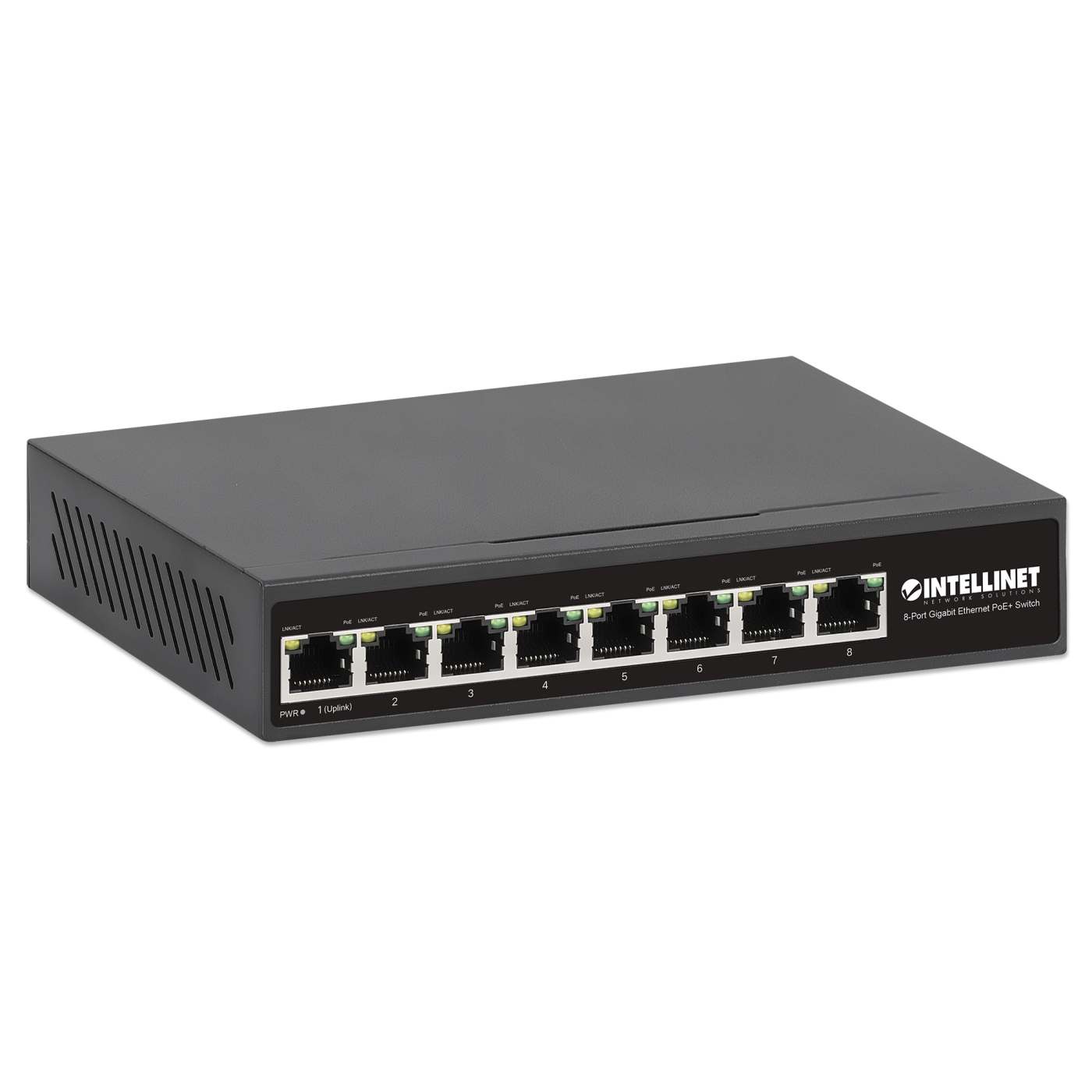 Switch PoE Gigabit Ethernet de 8 puertos Image 2