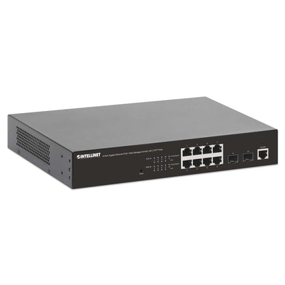 Switch Administrable Gigabit Ethernet de 8 puertos PoE+ con 2 puertos SFP Image 3