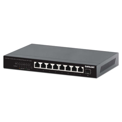 Switch PoE++ de 9 puertos con 8 puertos Ethernet de 2,5 G y 1 enlace Uplink SFP+ de 230 W Image 1