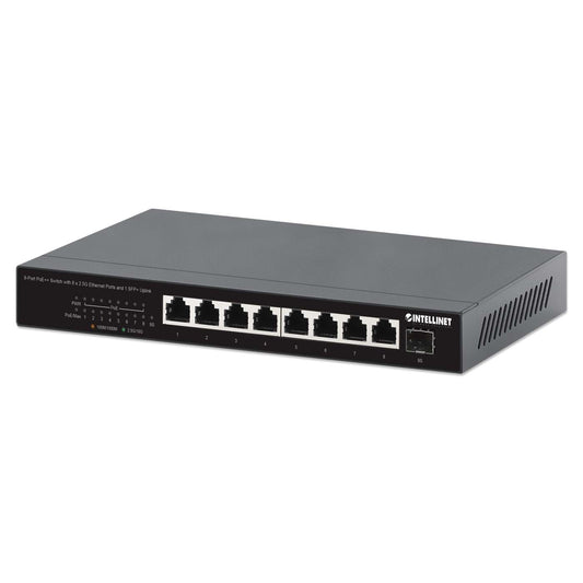 Switch PoE++ de 9 puertos con 8 puertos Ethernet de 2,5 G y 1 enlace Uplink SFP+ de 230 W Image 1