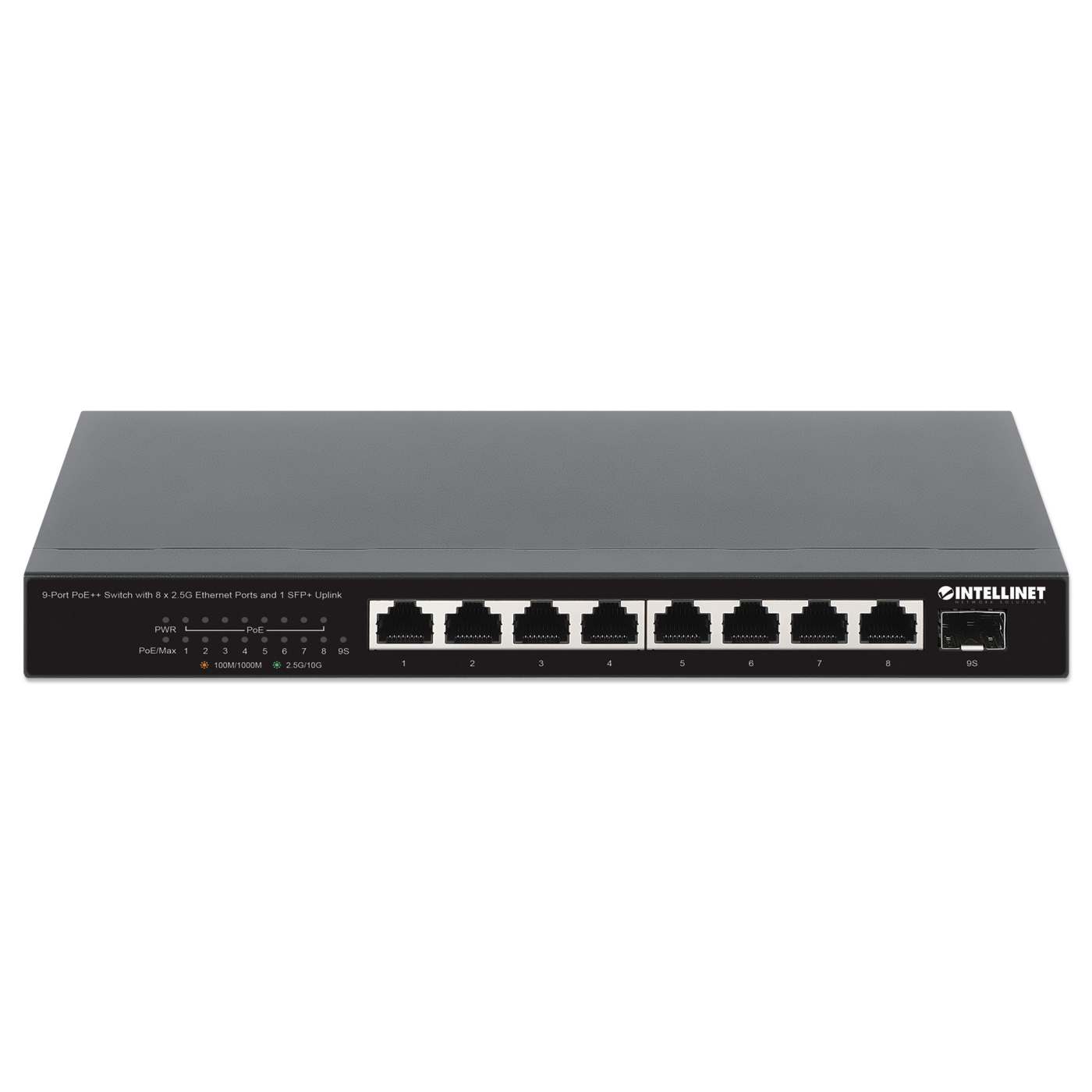 Switch PoE++ de 9 puertos con 8 puertos Ethernet de 2,5 G y 1 enlace Uplink SFP+ de 230 W Image 3