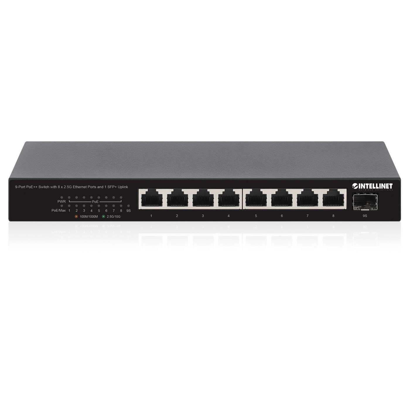 Switch PoE++ de 9 puertos con 8 puertos Ethernet de 2,5 G y 1 enlace Uplink SFP+ de 230 W Image 5