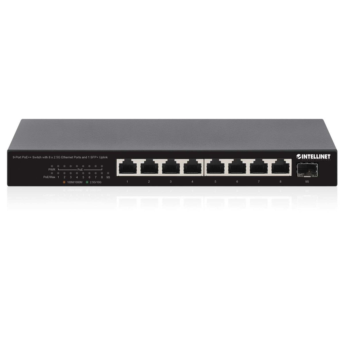 Switch PoE++ de 9 puertos con 8 puertos Ethernet de 2,5 G y 1 enlace Uplink SFP+ de 230 W Image 5