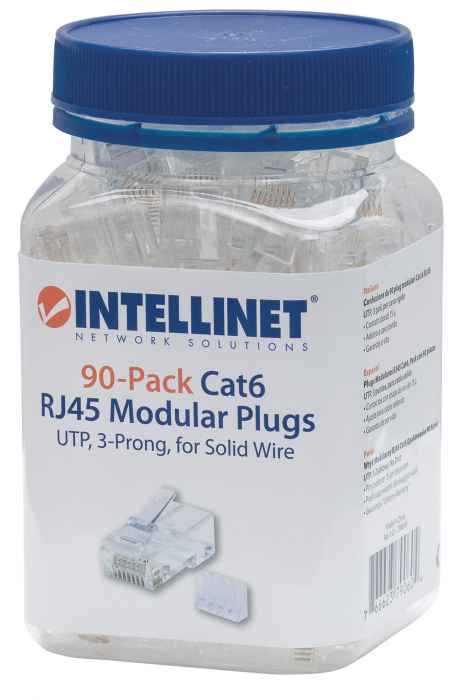 Plugs Modulares RJ45 Cat 6 Packaging Image 2
