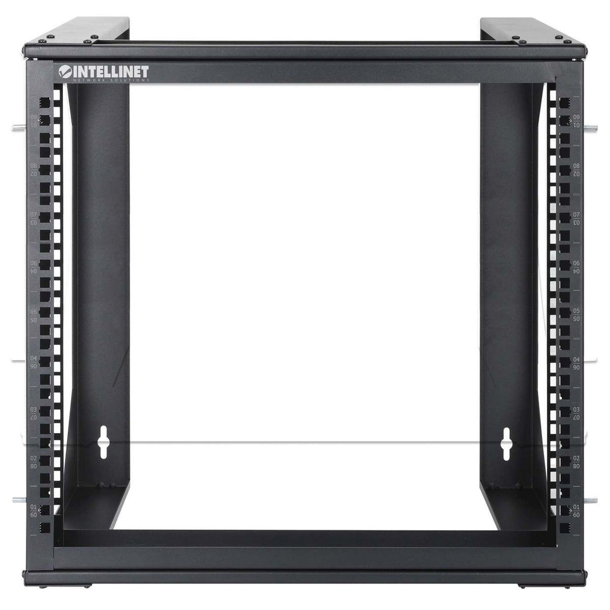 Rack abierto de 19" para montaje en pared, 2 postes, 9U Image 3