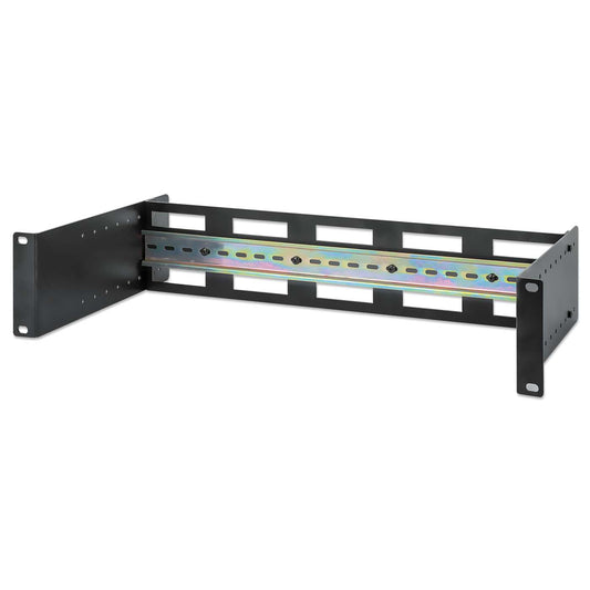 Kit de carril DIN ajustable para rack de 19", 2U Image 1