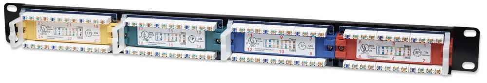 Panel de Parcheo Cat5e con Código de Colores Image 3