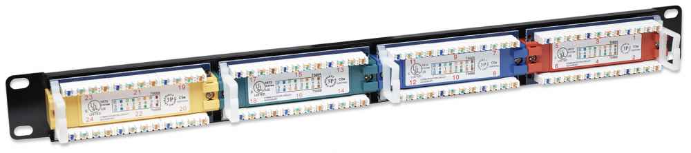 Panel de Parcheo Cat5e con Código de Colores Image 4