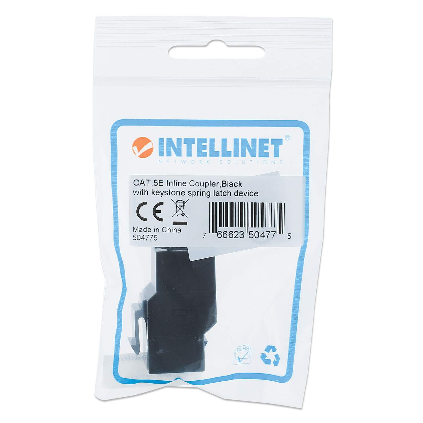 COPLE RJ45 A RJ45 CAT5e KEYSTONE NEGRO UTP Packaging Image 2