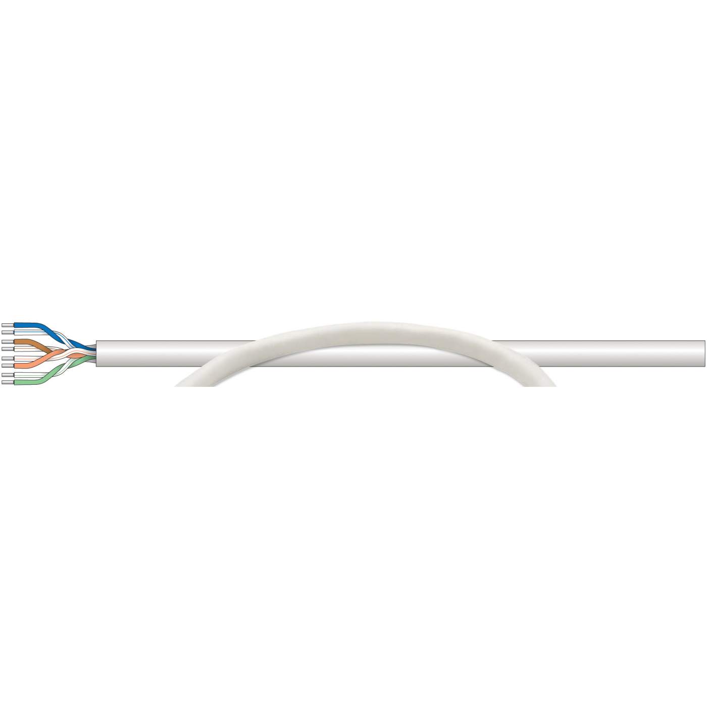 BOBINA CABLE UTP DE RED CAT6 CCA ROLLO 305M SOLIDA GRIS, PyME Image 3
