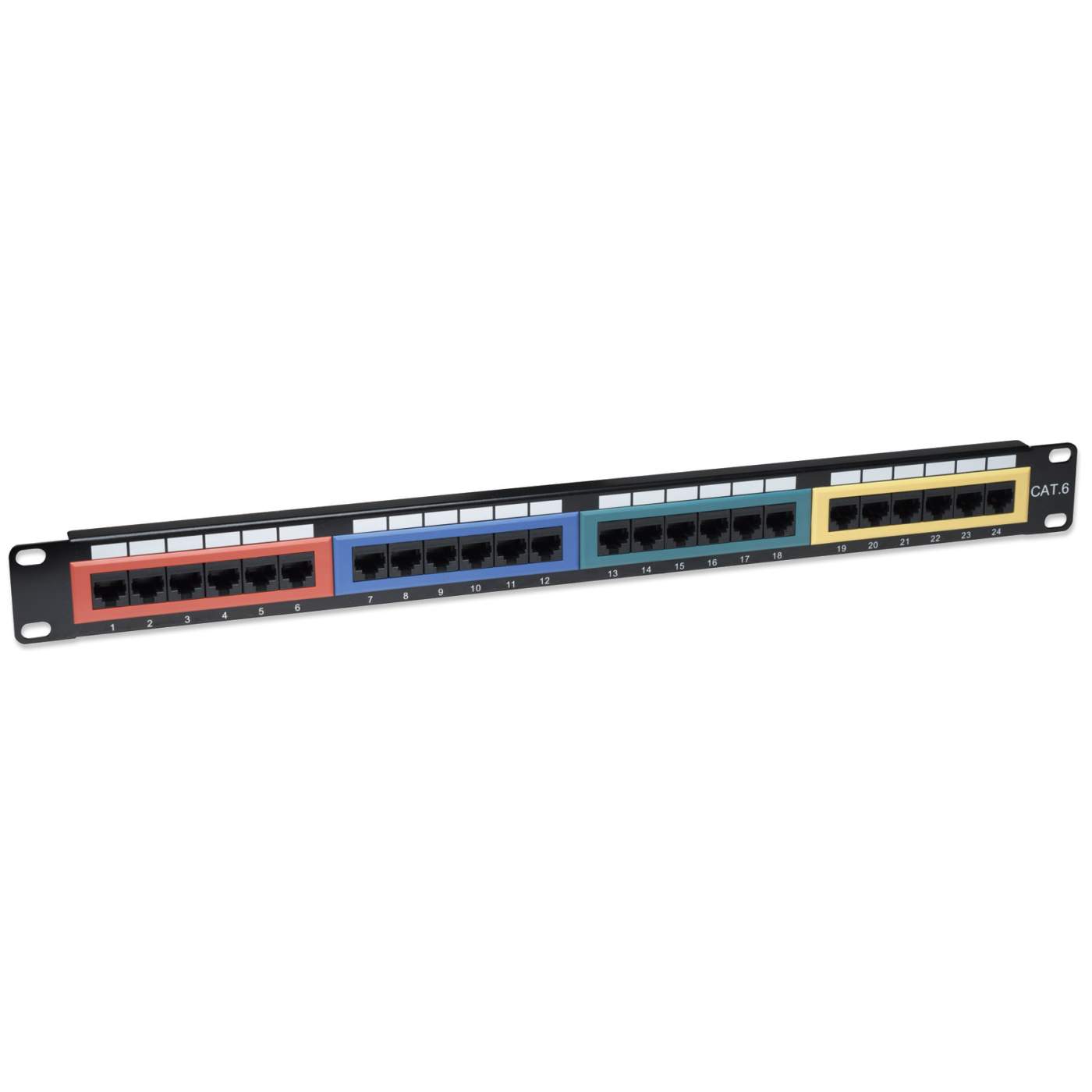 Panel de Parcheo Cat6 con Código de Colores Image 3