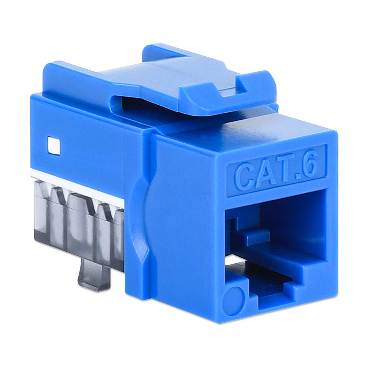 Paquete de 25 Jacks Keystone Slim Cat6, Azul Image 3