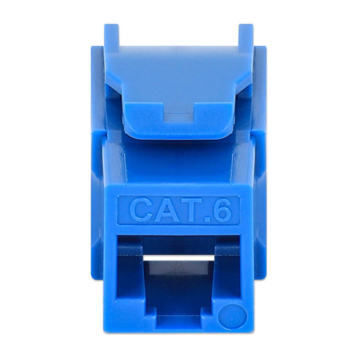 Paquete de 25 Jacks Keystone Slim Cat6, Azul Image 4