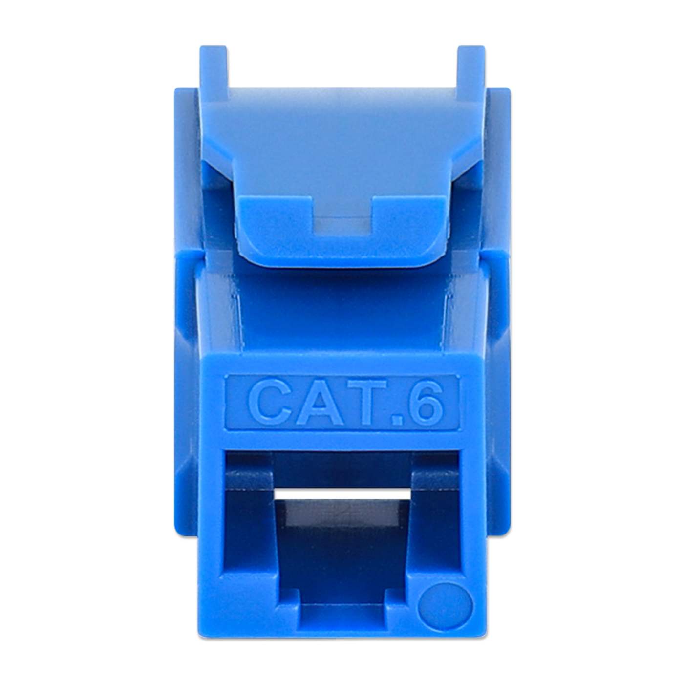 Paquete de 25 Jacks Keystone Slim Cat6, Azul Image 4