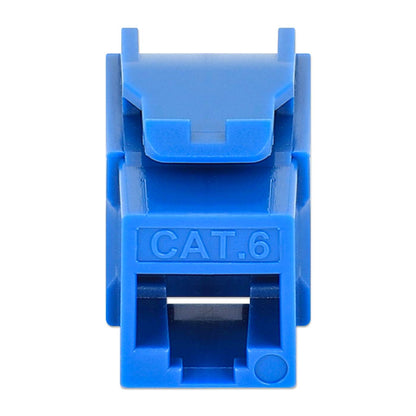 Paquete de 25 Jacks Keystone Slim Cat6, Azul Image 4