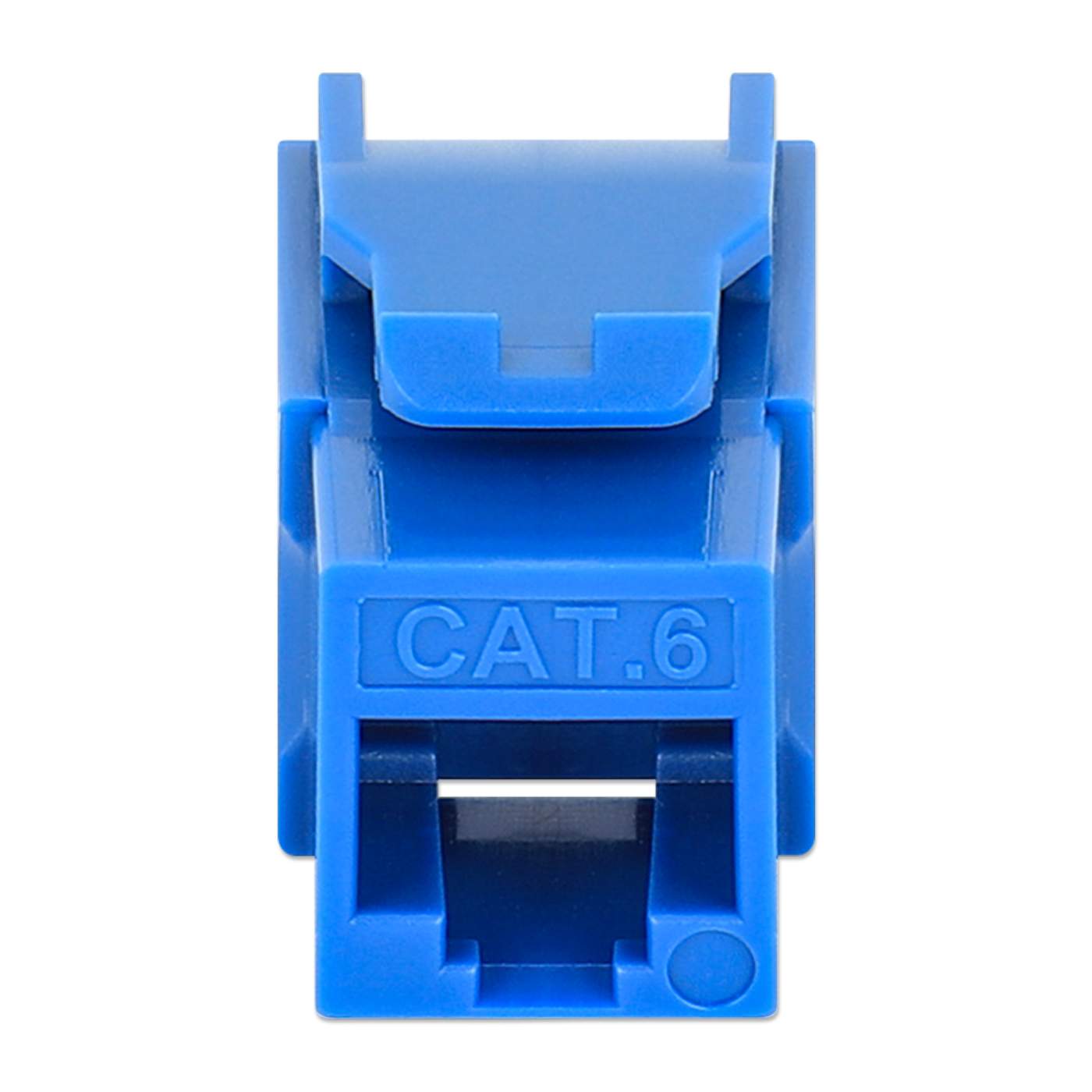 Paquete de 25 Jacks Keystone Slim Cat6, Azul Image 4