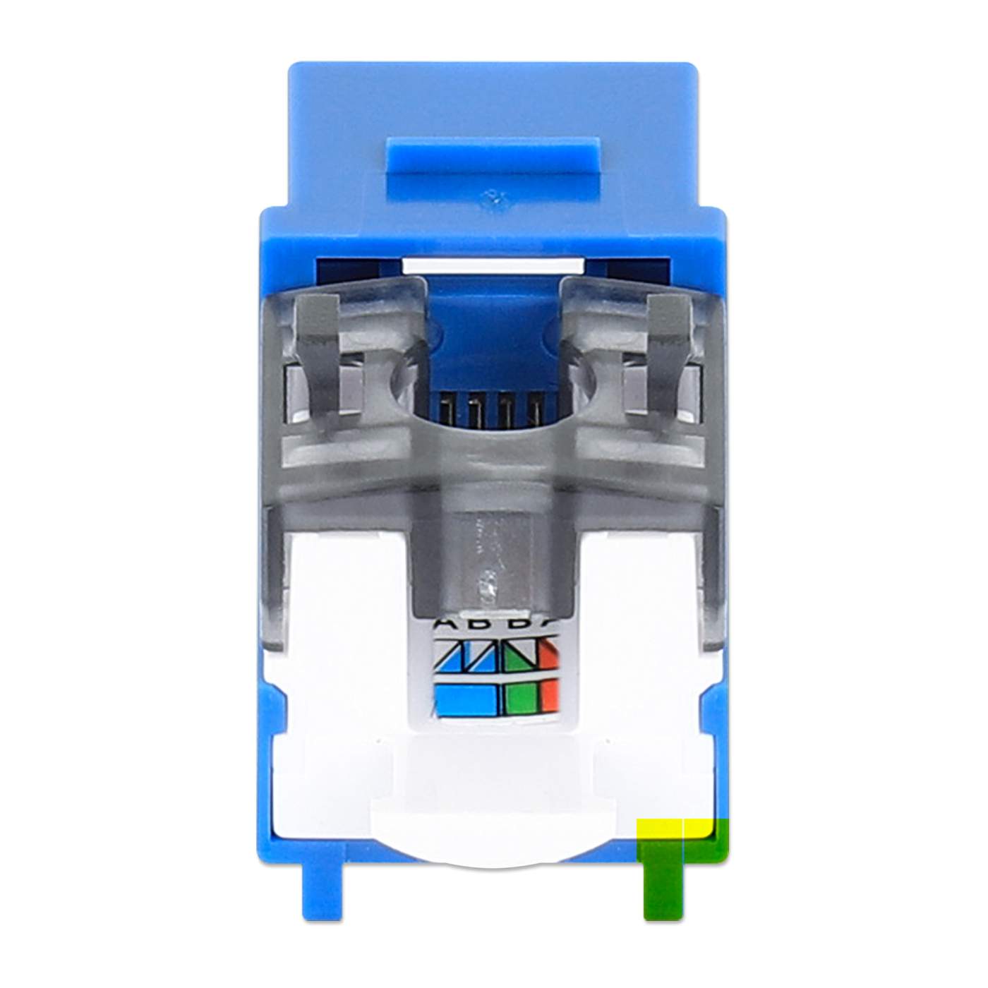 Paquete de 25 Jacks Keystone Slim Cat6, Azul Image 5