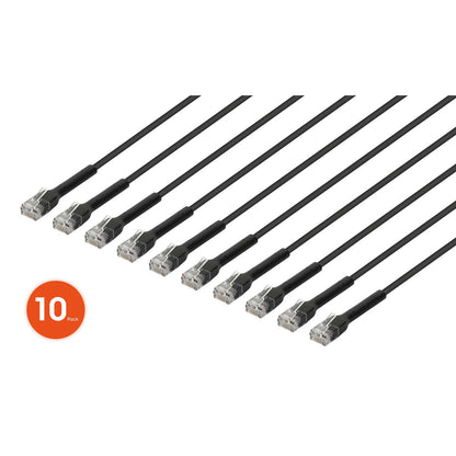 Paquete de 10 cables patch Cat6, FlexyBoot Slim, 1.5 m , U/UTP Image 1