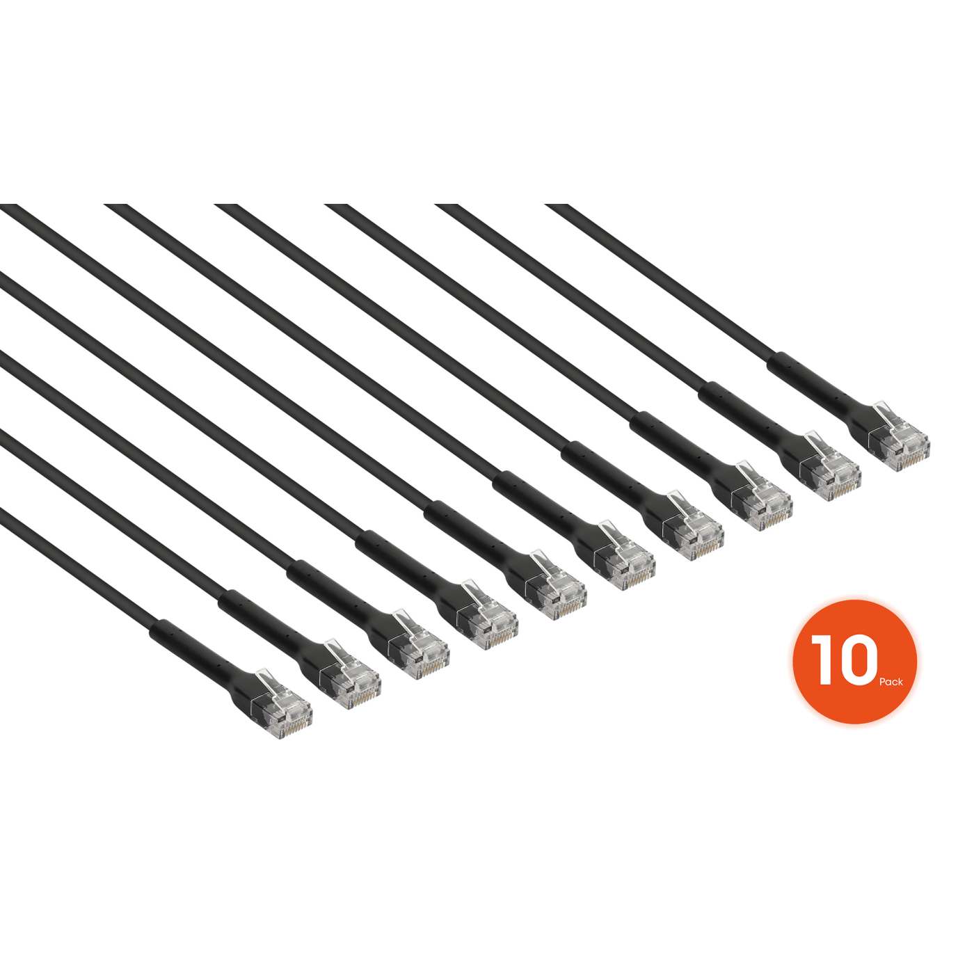 Paquete de 10 cables patch Cat6 FlexyBoot Slim, 2.1 m, U/UTP Image 3