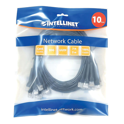 Paquete de 10 cables patch Cat6 FlexyBoot Slim, 2.1 m, U/UTP Packaging Image 2