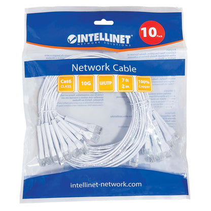 Paquete de 10 cables patch Cat6 FlexyBoot Slim, 2.1m, U/UTP Packaging Image 2