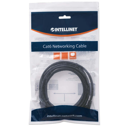 Cable de red Cat6 U/UTP, 0,3 m (1 pie), negro Packaging Image 2